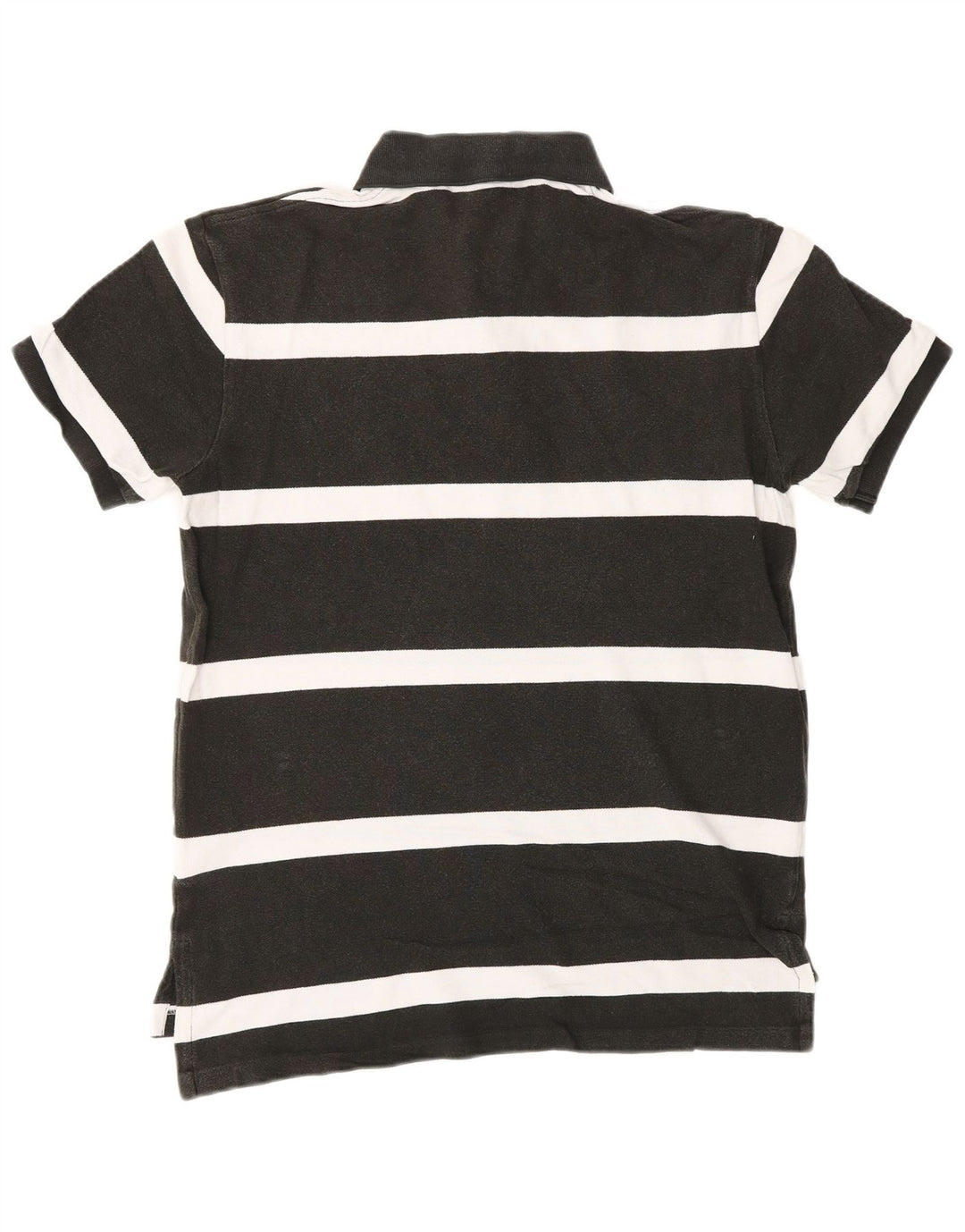 POLO RALPH LAUREN Camisa polo masculina de ajuste personalizado médio preto listrado algodão