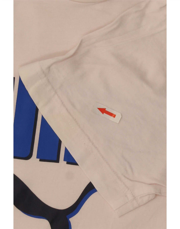 Puma Camiseta Masculina Graphic Top Médio Branco