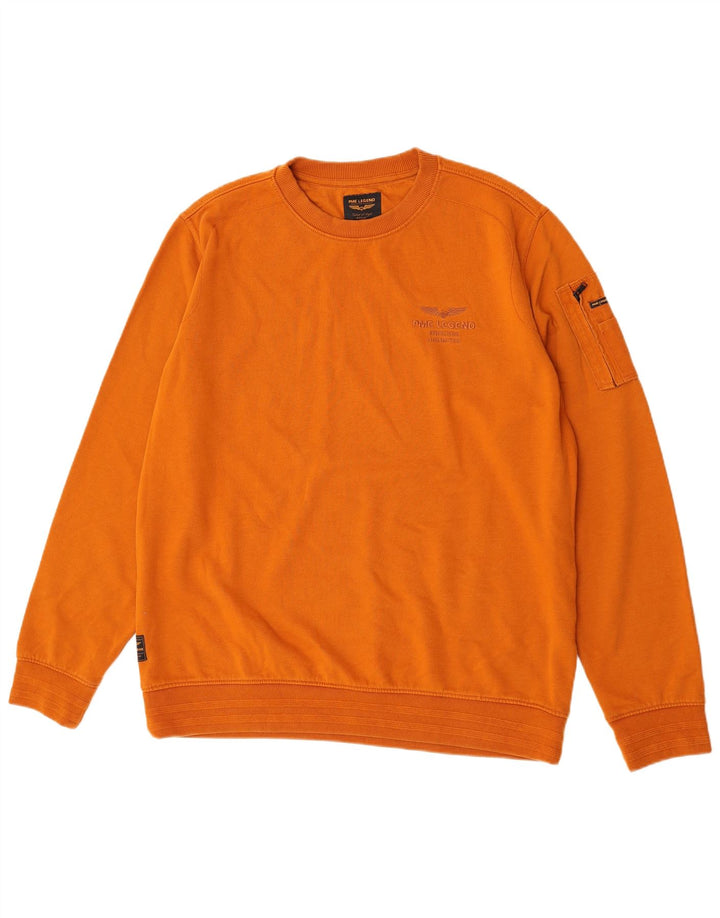 Pme Legend moletom masculino jumper 2XL algodão laranja