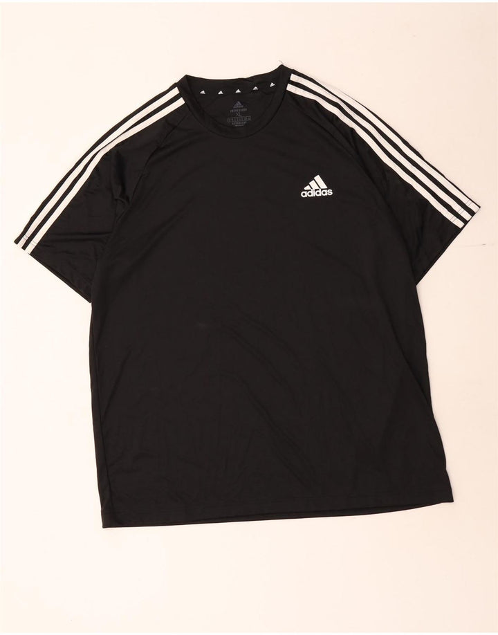 Adidas Mens Aeroready Camiseta Top XL Preto Poliéster