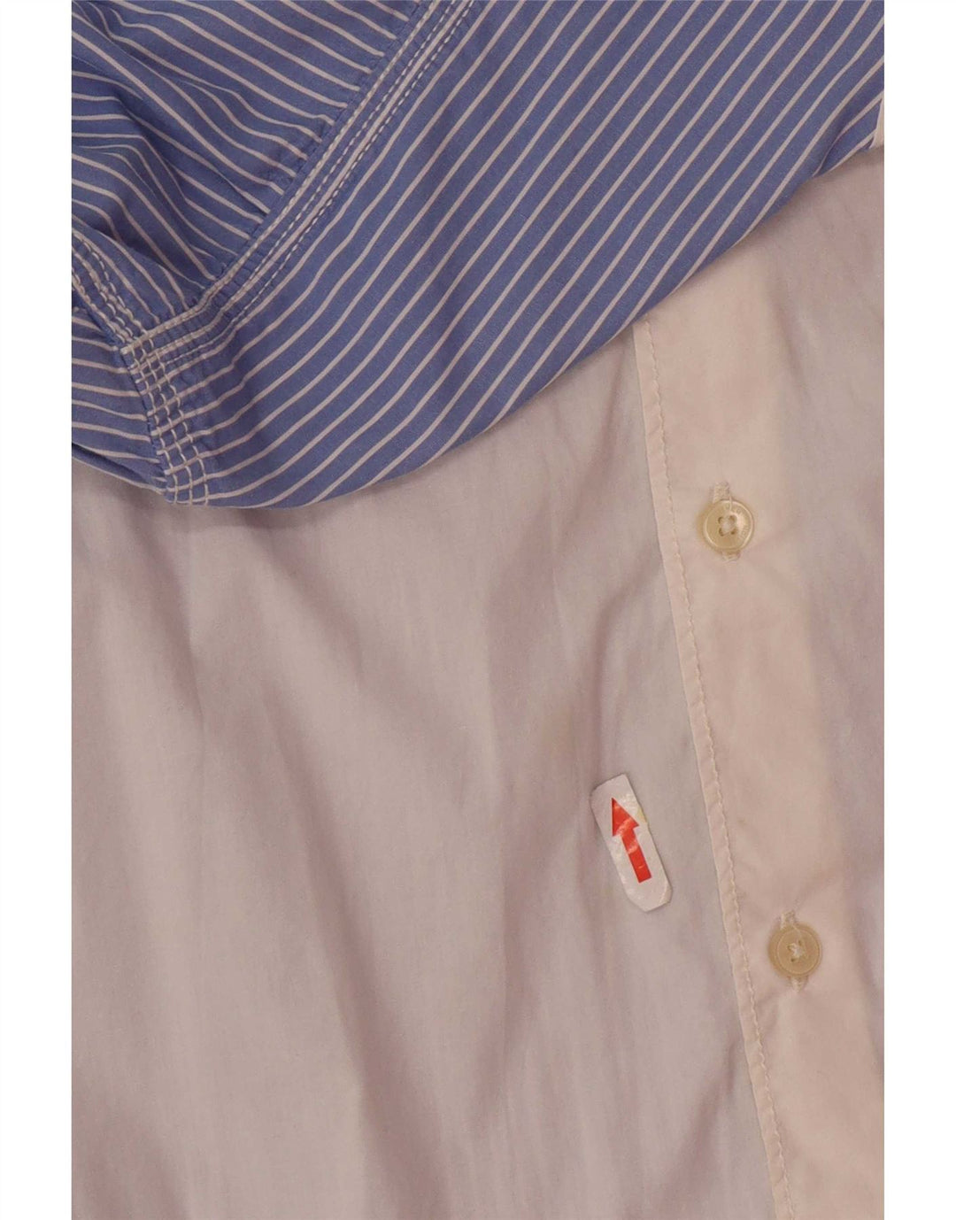 Camisa masculina French Connection algodão colorblock branco médio