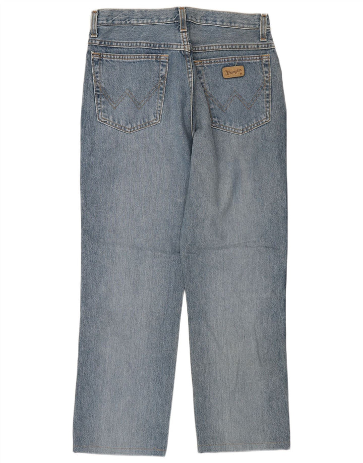 Wrangler Masculino Texas Straight Jeans W32 L28 Azul Algodão