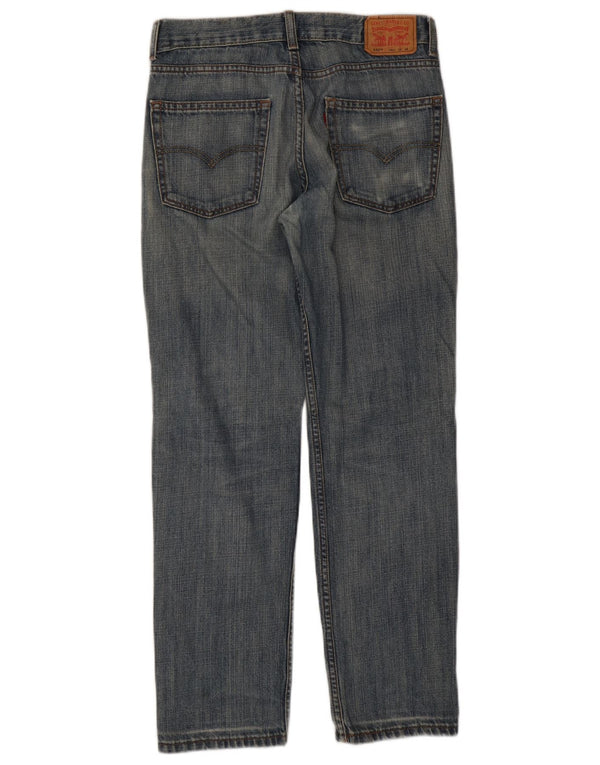 Jeans Levi's Boys 550 Relaxed Fit Straight 15-16 Anos W28 L28 Azul Algodão