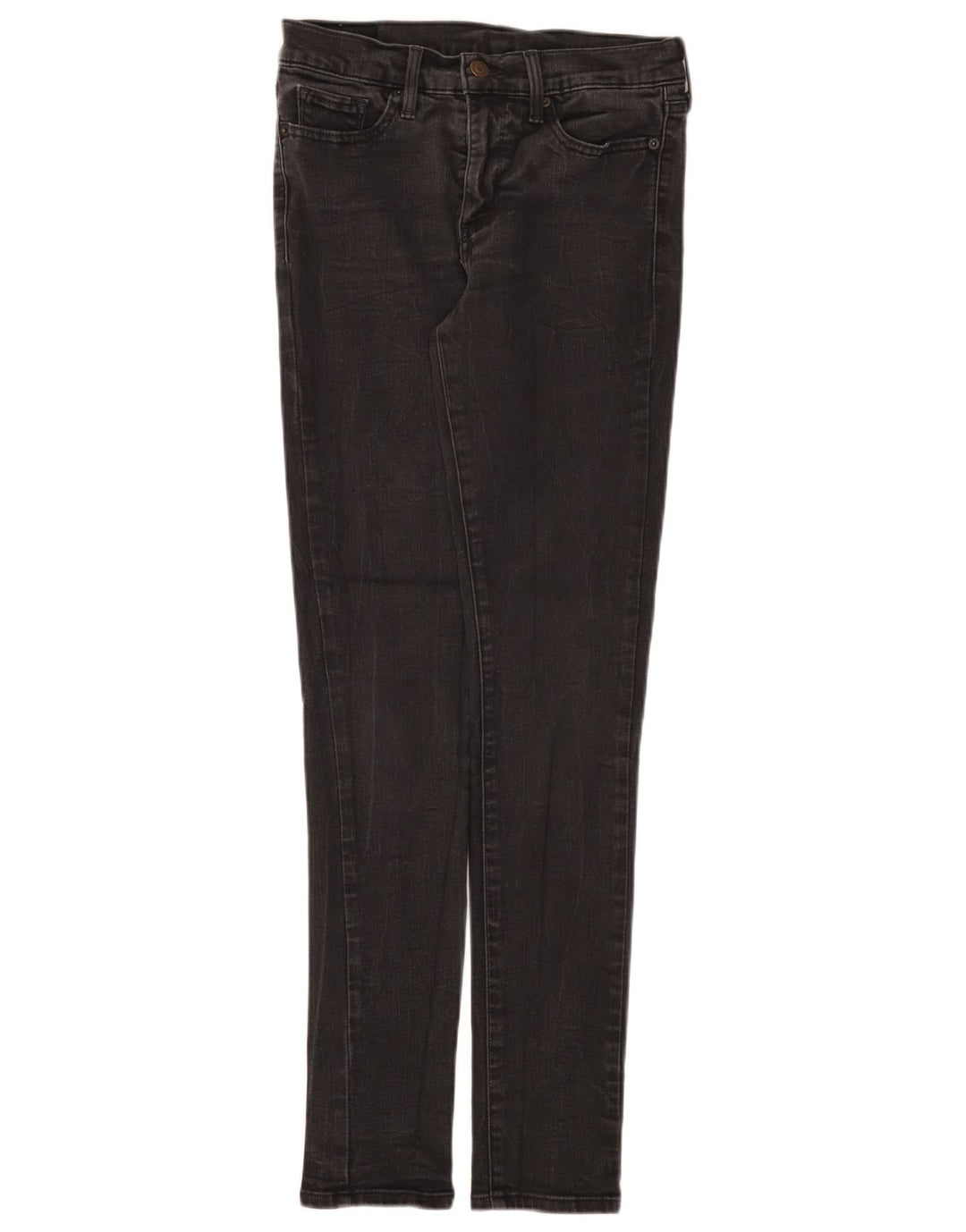 Jeans skinny feminino Levi's W28 L32 algodão preto