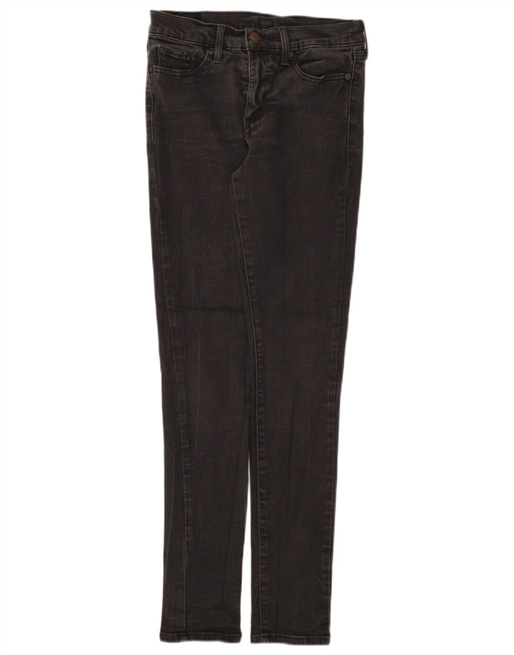Jeans skinny feminino Levi's W28 L32 algodão preto