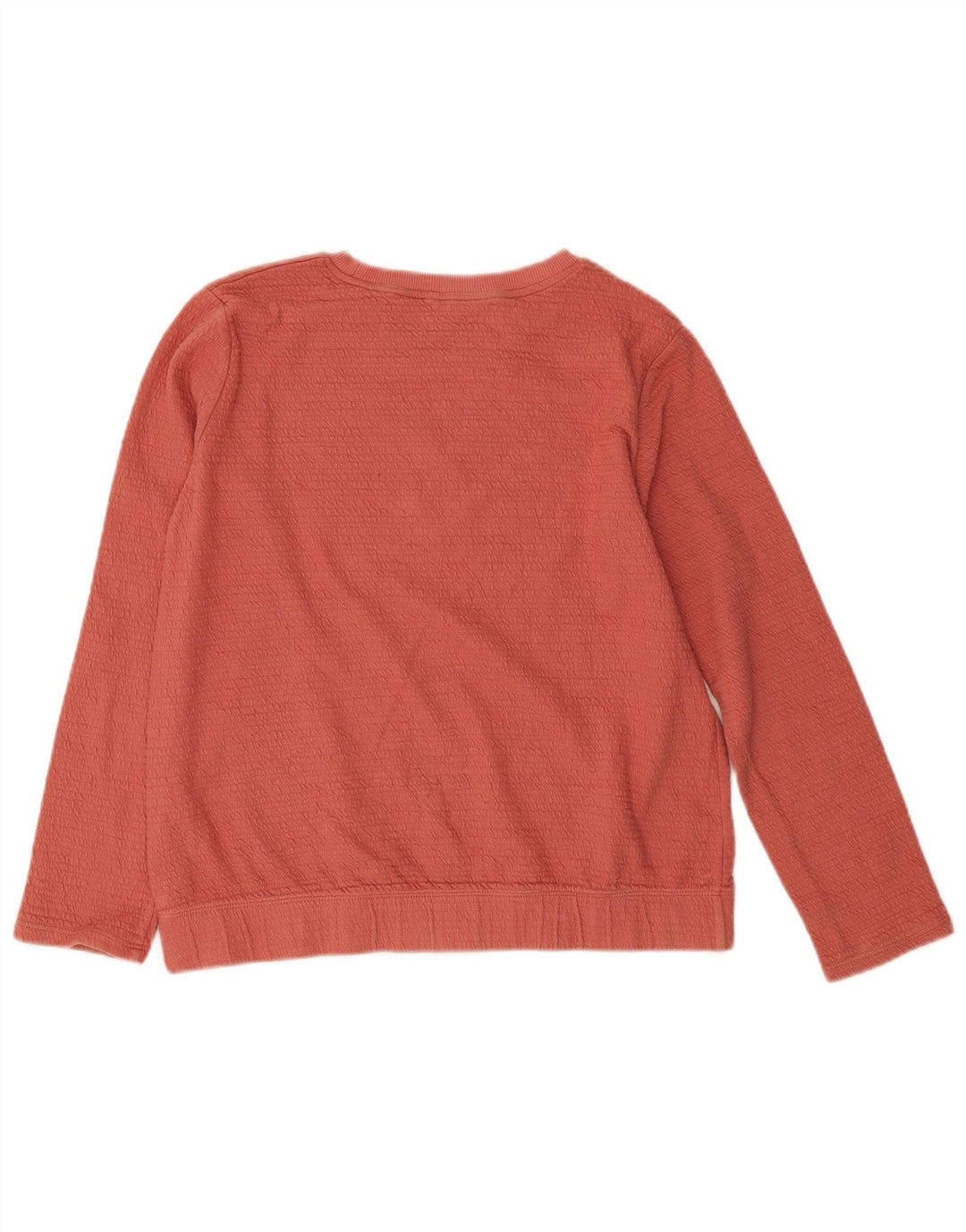Suéter feminino Massimo Dutti UK 14 algodão laranja médio