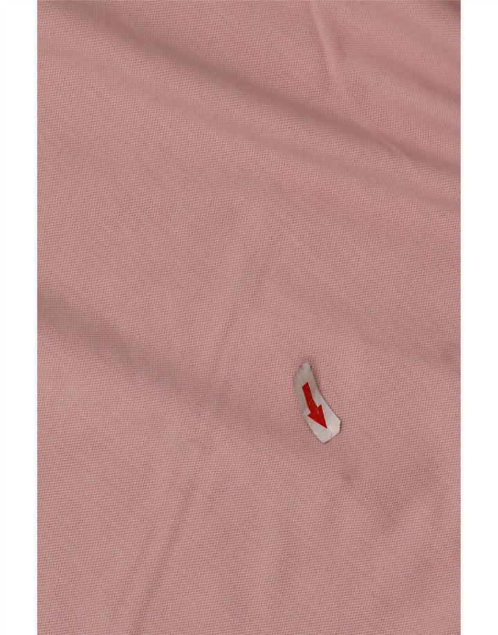 Camisa polo masculina GANT médio algodão rosa