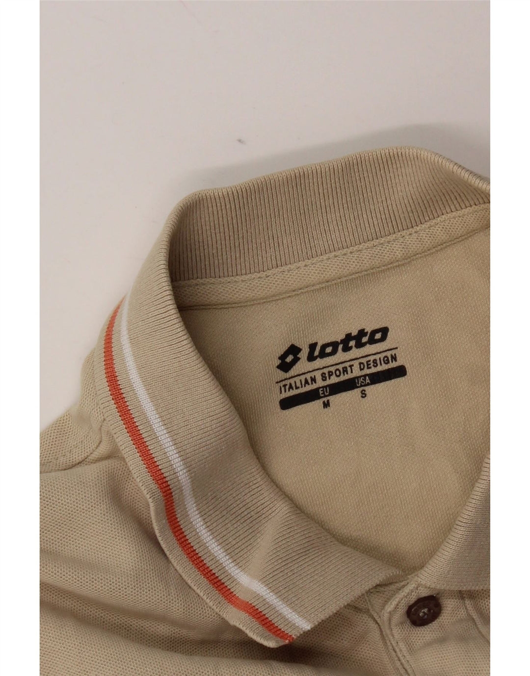 Camisa polo masculina Lotto bege médio