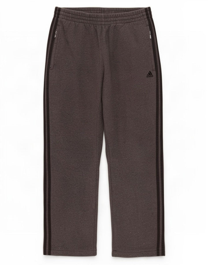 Calça Adidas Masculina Crop Treino Médio Cinza Algodão