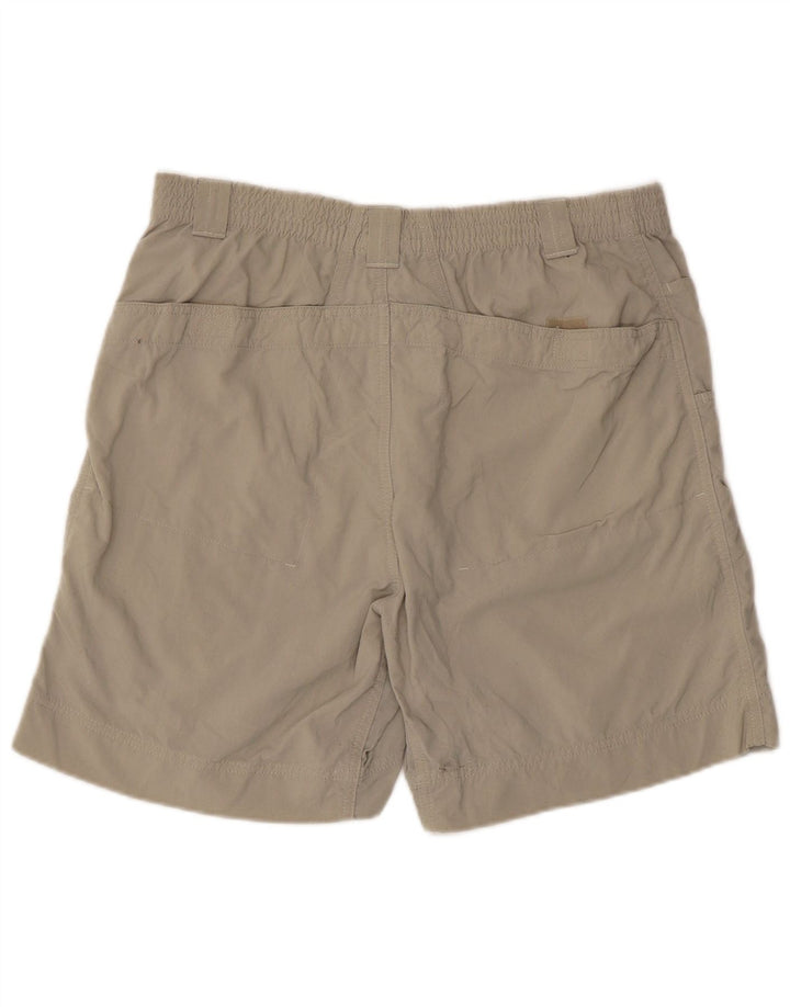 Columbia Mens Cargo Shorts Médio W32 Bege Nylon