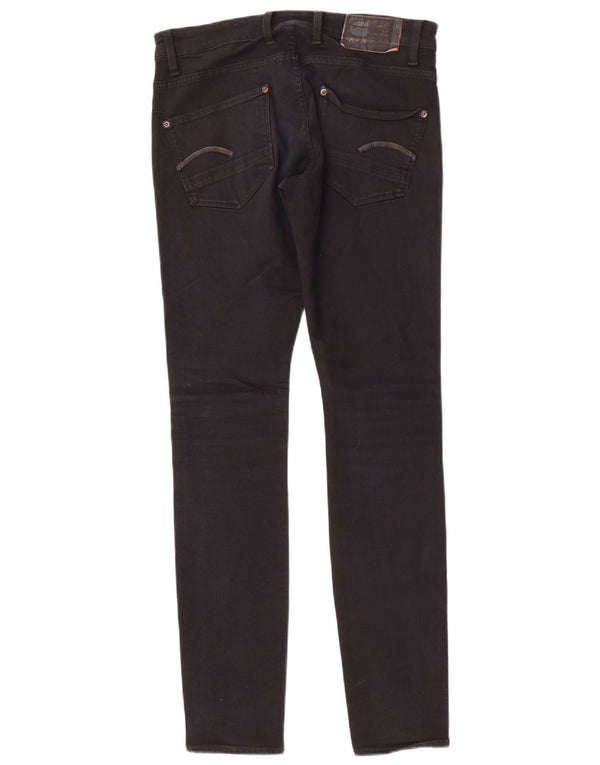 G-Star Masculino Revend Jeans Skinny W33 L34 Algodão Preto