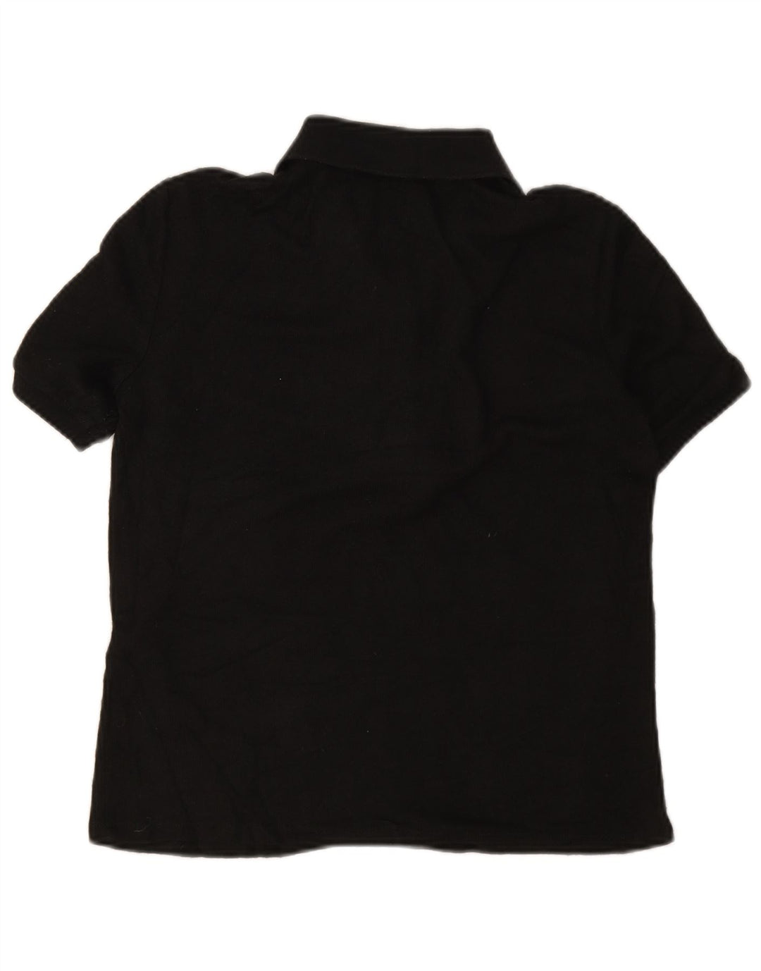 Camisa polo feminina Zara UK 10 pequena viscose preta