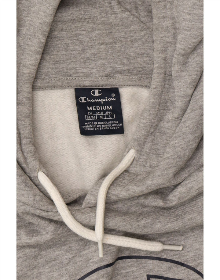CHAMPION Mens Graphic Hoodie Jumper Medium Grey Cotton Vintage Champion and Second-Hand Champion from Messina Hembry 