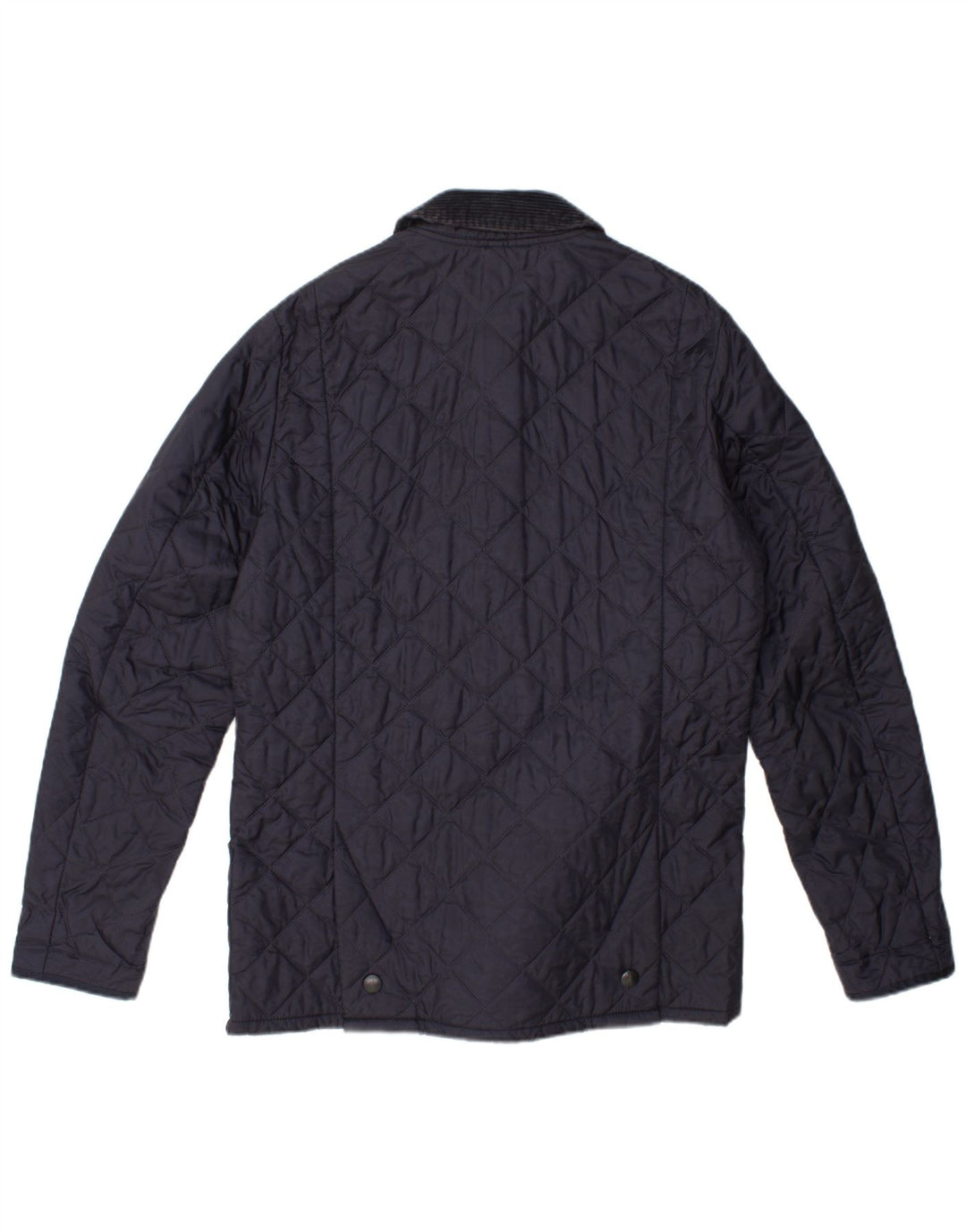Jaqueta acolchoada masculina Barbour UK 38 poliamida azul marinho médio