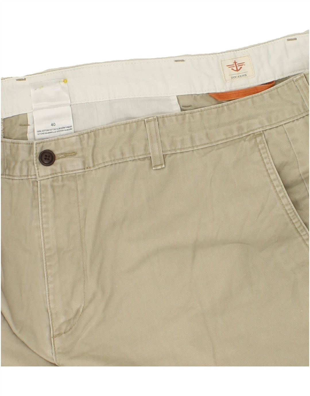 DOCKERS Womens Chino Shorts W40 XL Beige Cotton Vintage Dockers and Second-Hand Dockers from Messina Hembry 