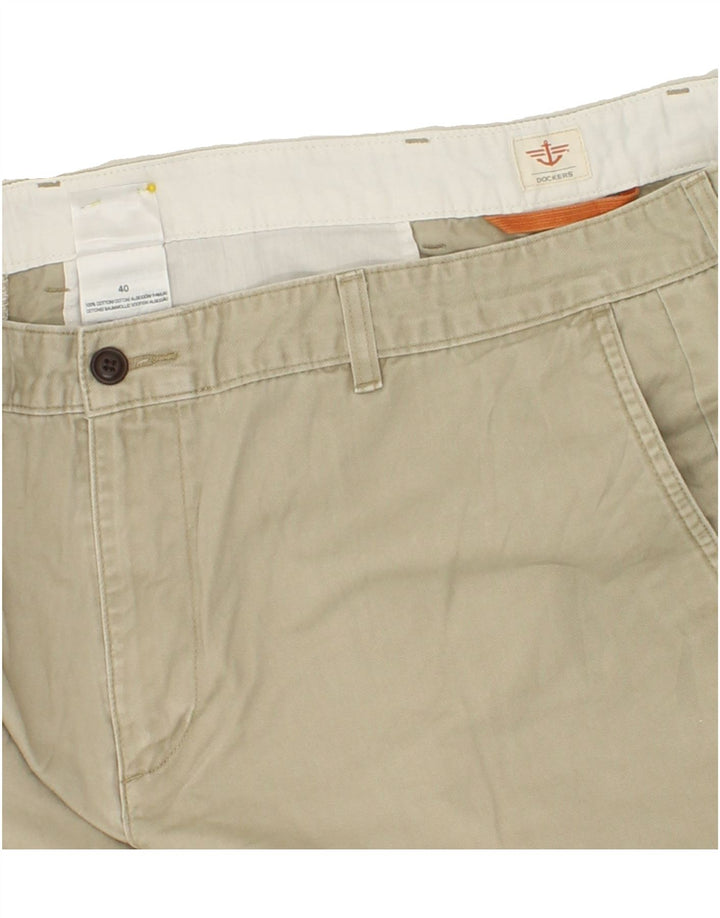 DOCKERS Womens Chino Shorts W40 XL Beige Cotton Vintage Dockers and Second-Hand Dockers from Messina Hembry 