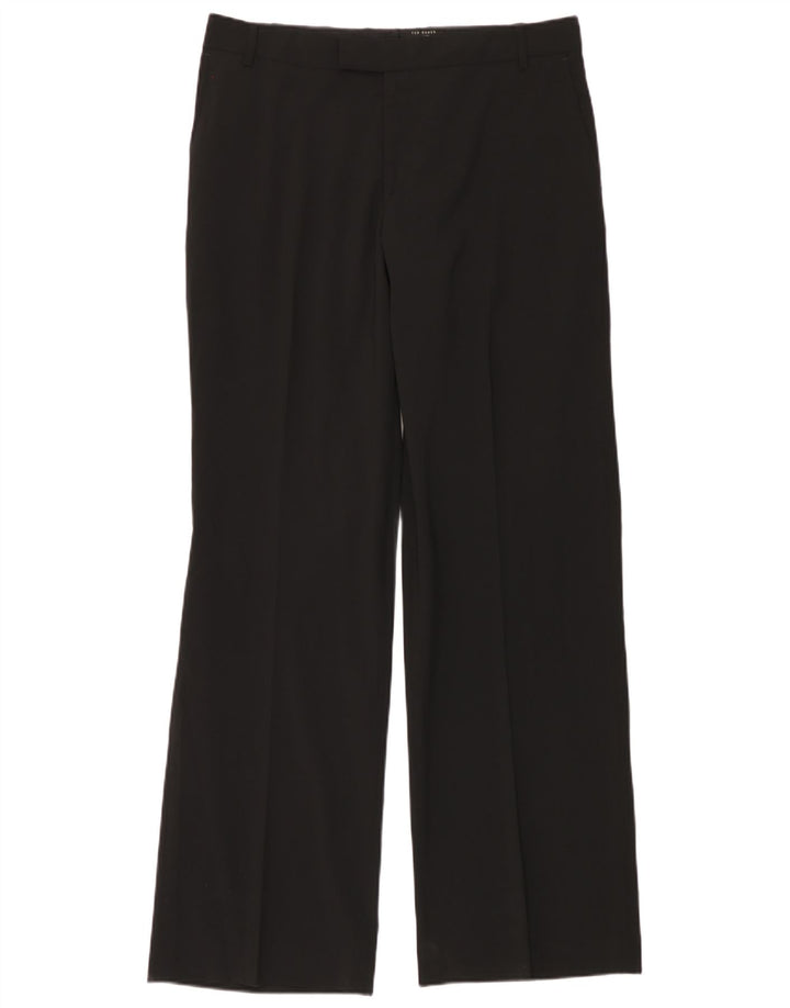 Calça masculina reta Ted Baker W36 L36 preta