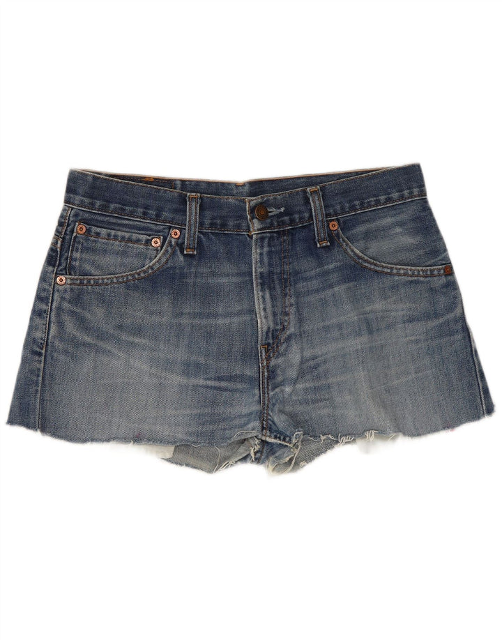 Shorts jeans feminino 507 da Levi's W30 algodão azul médio