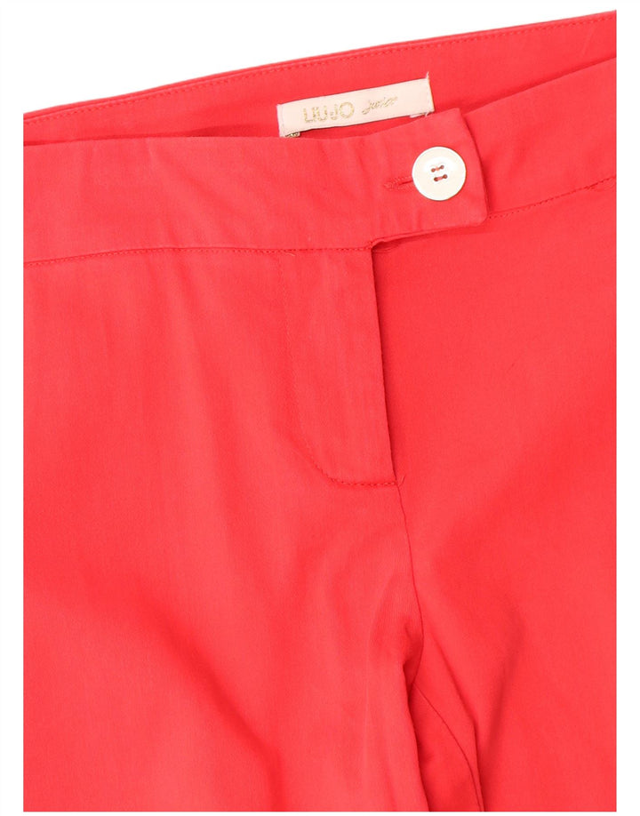 Liu Jo Calça feminina casual slim W30 L26 vermelha