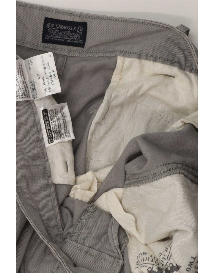 Shorts cargo masculino Levi's W38 XL cinza algodão