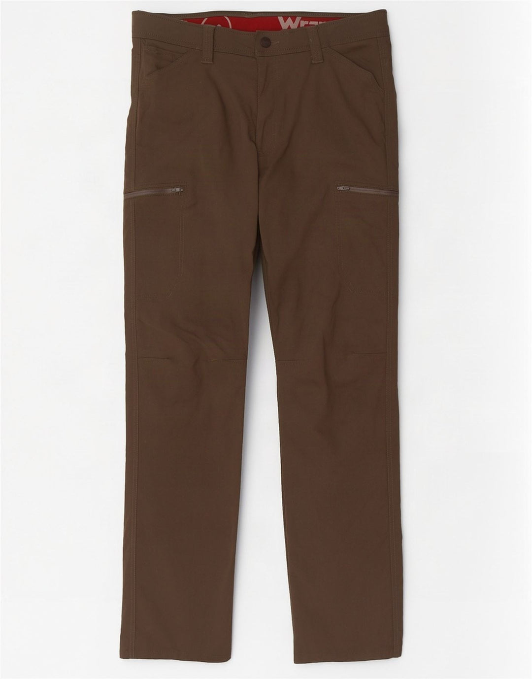 Calça cargo masculina Wrangler reta W32 L32 cáqui nylon