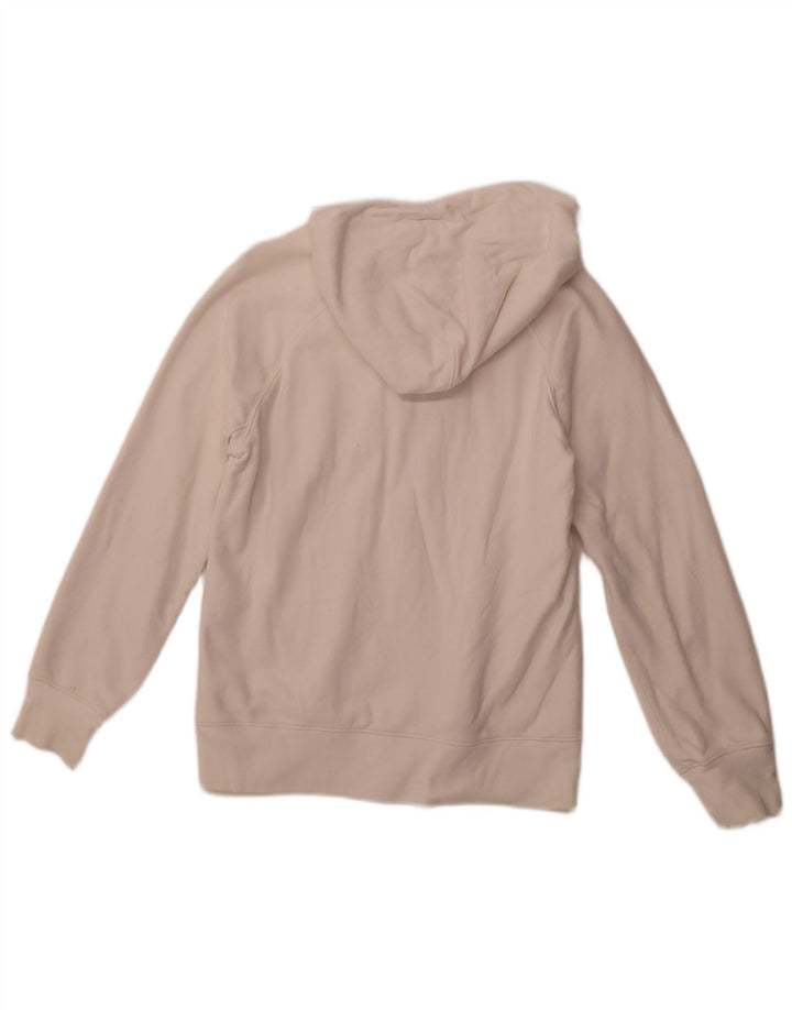 Suéter com capuz gráfico feminino LEVI'S UK 6 XS algodão branco