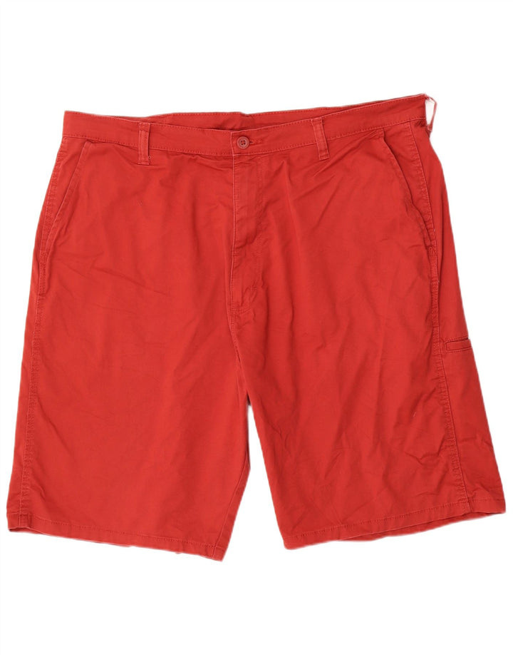 Wrangler Mens Cargo Shorts W38 XL Algodão Vermelho