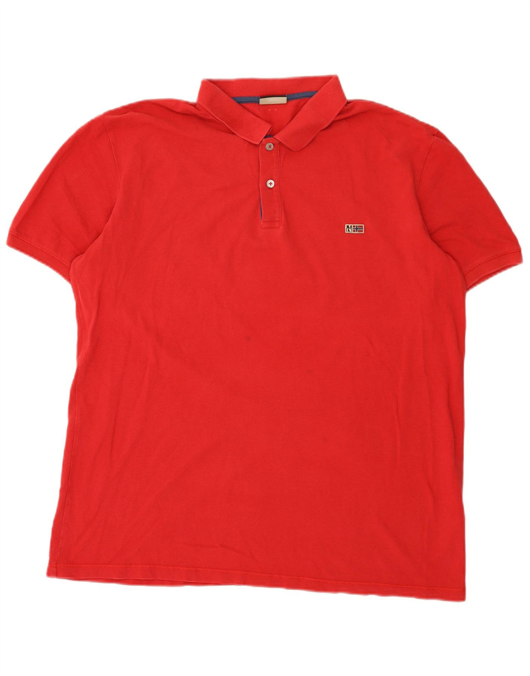 Camisa polo masculina Napapijri 2XL vermelha
