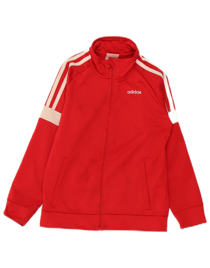 Jaqueta Adidas Meninos Treino Top 6-7 Anos Vermelho Colorblock