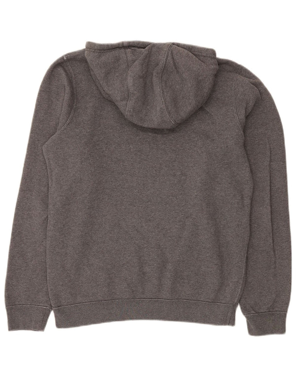 Nike Mens Hoodie Jumper Pequeno Algodão Cinza