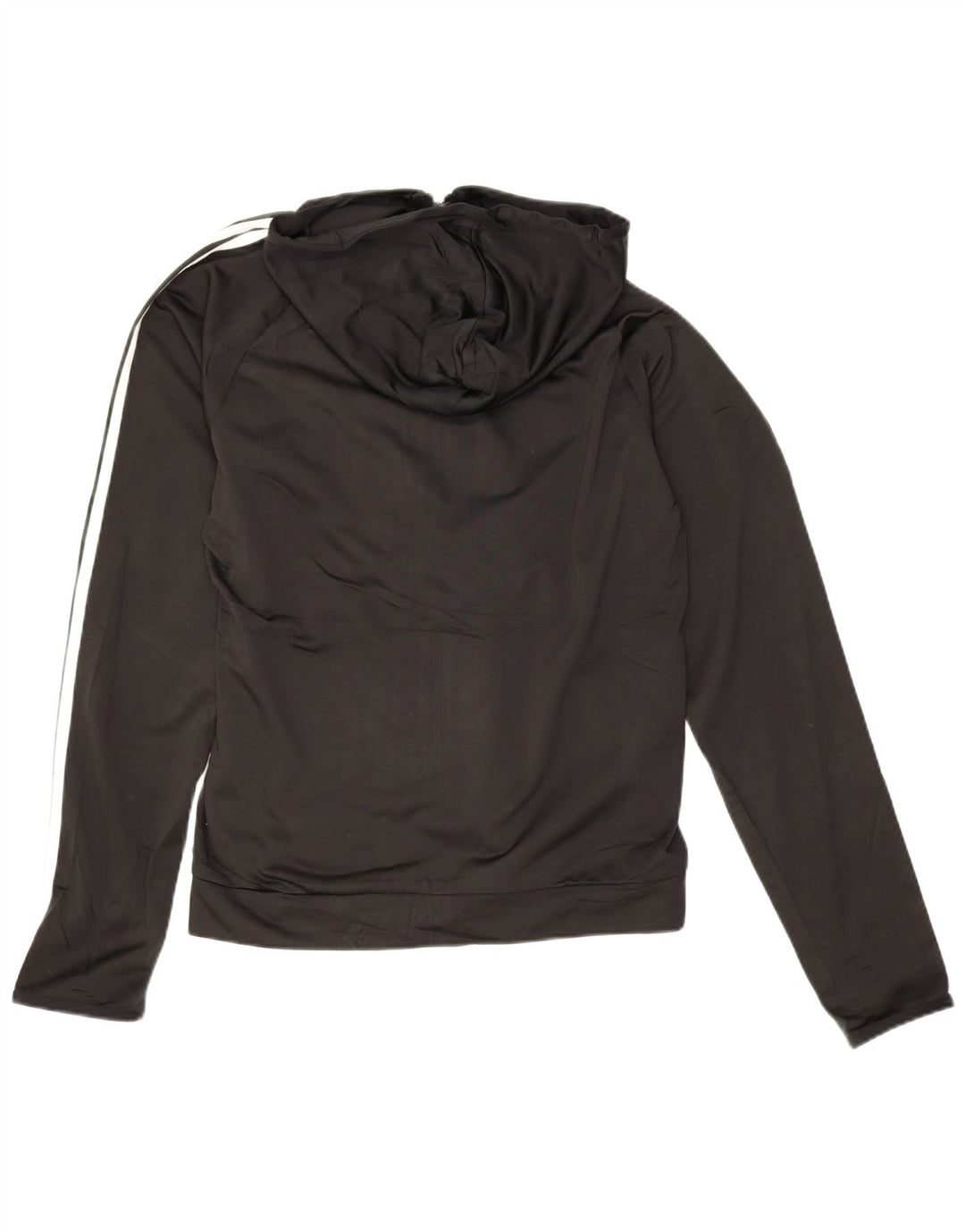 Adidas Mens Zip Hoodie Suéter Médio Preto Poliéster