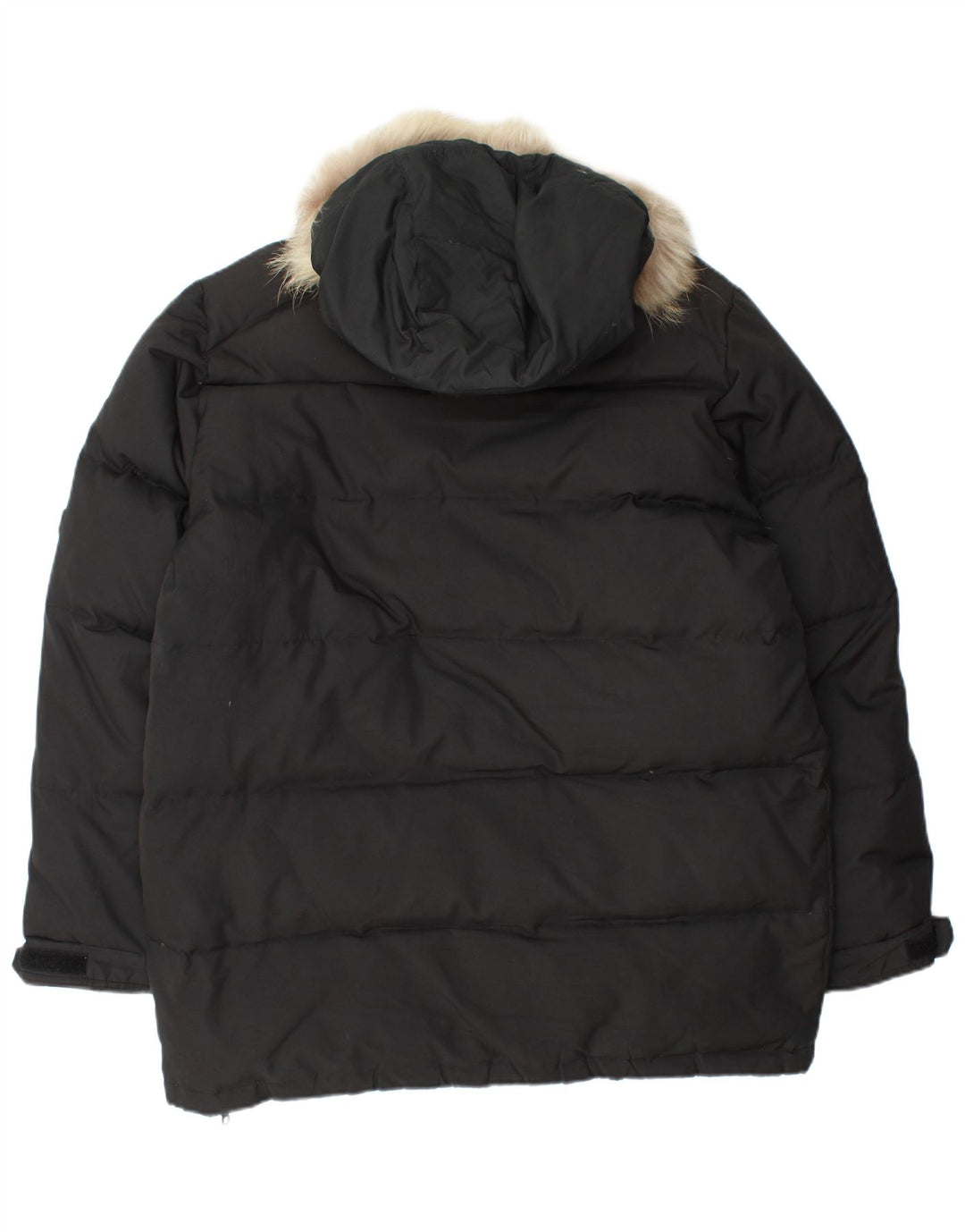 Jaqueta acolchoada com capuz masculina Dubin UK 38 poliéster preto médio