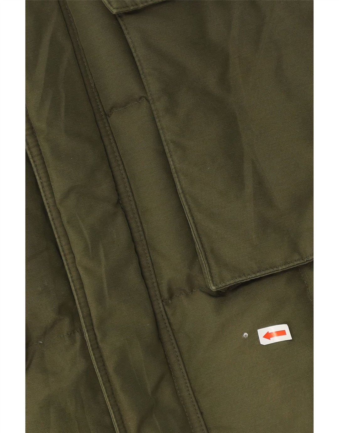 WOOLRICH Mens Hooded Padded Coat UK 38 Medium Green