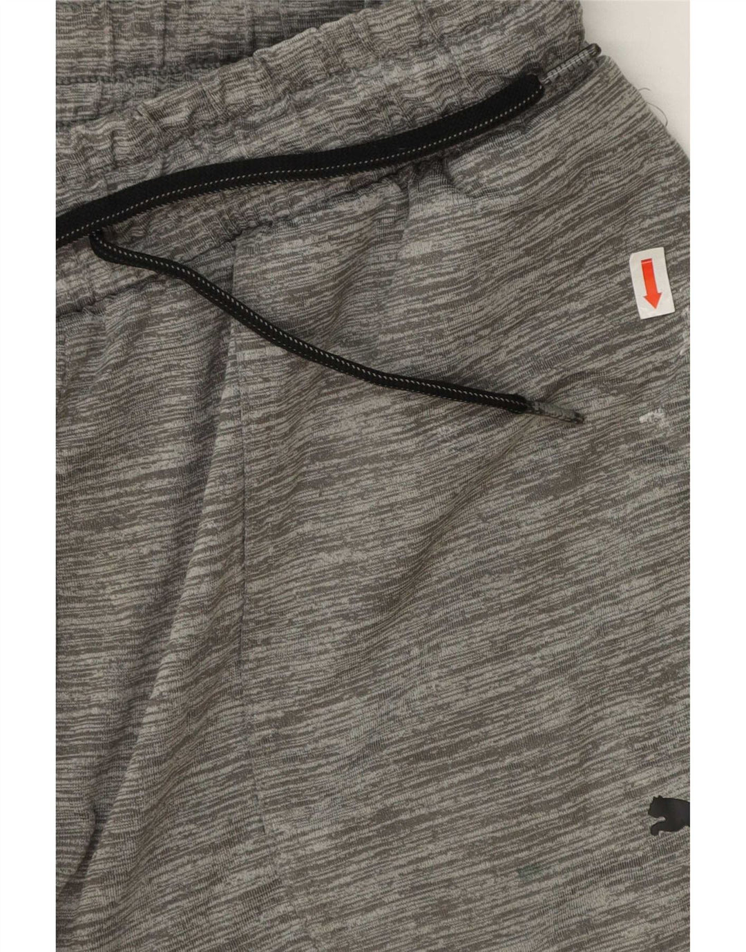 Calça de treino feminina Puma UK 12 poliéster manchado cinza médio