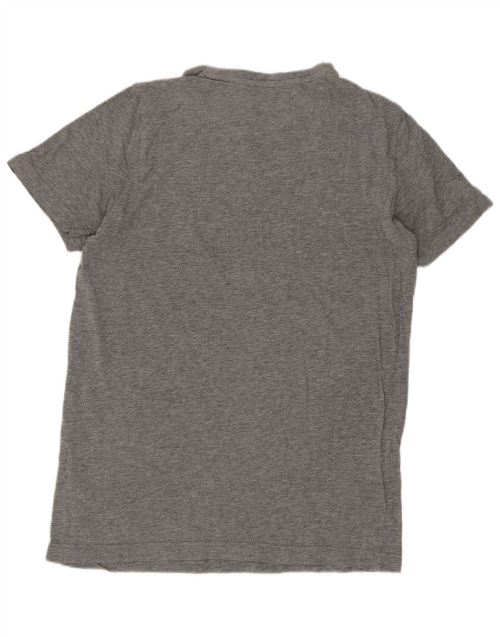 Camiseta Puma Boys Regular Graphic Top 15-16 Anos Cinza Algodão