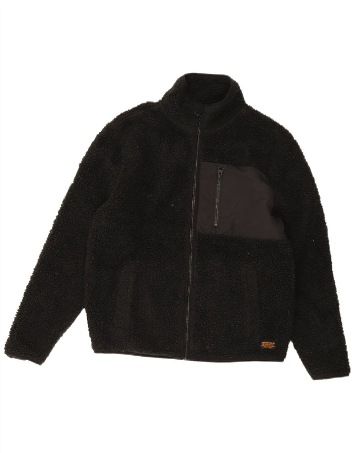 Jaqueta de lã masculina Superdry UK 36 poliéster preto pequeno