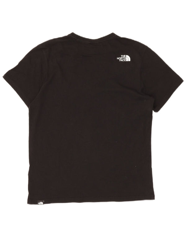 Camiseta masculina The North Face Top médio algodão preto