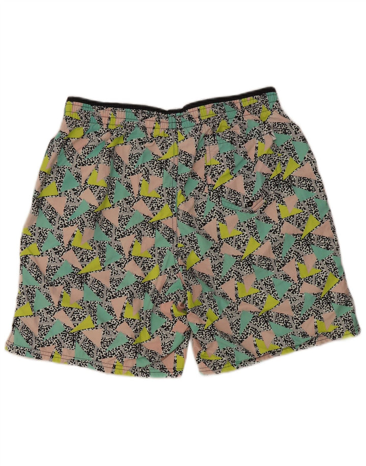 Nike Mens Sport Shorts Médio Poliéster Geométrico Multicolorido