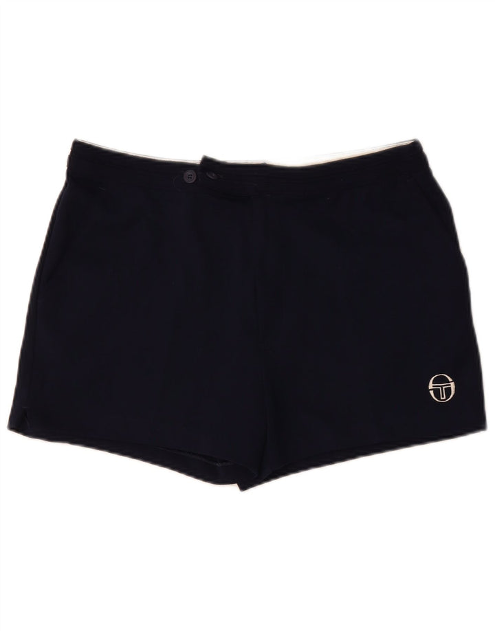 SERGIO TACCHINI Shorts Chino Masculino IT 52 XL W34 Azul Marinho Poliéster