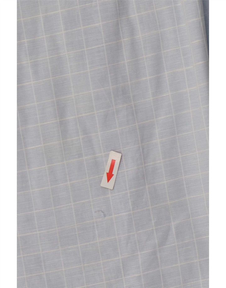 Camisa masculina Massimo Dutti 2XL algodão xadrez azul