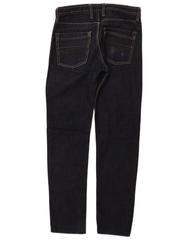 DIESEL Meninos Jeans Retos 11-12 Anos W28 L27 Azul Marinho Algodão