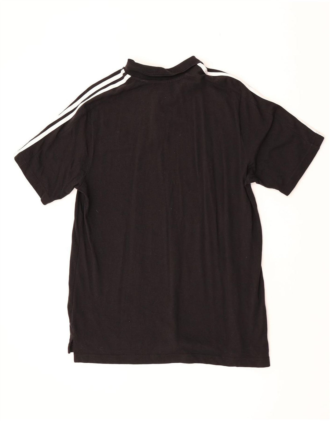 Camisa polo masculina Adidas grande algodão preto