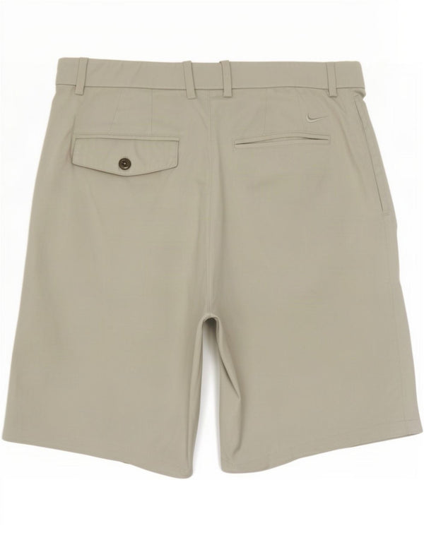 Nike Mens Dri Fit Chino Shorts Medium W32 Beige Polyester