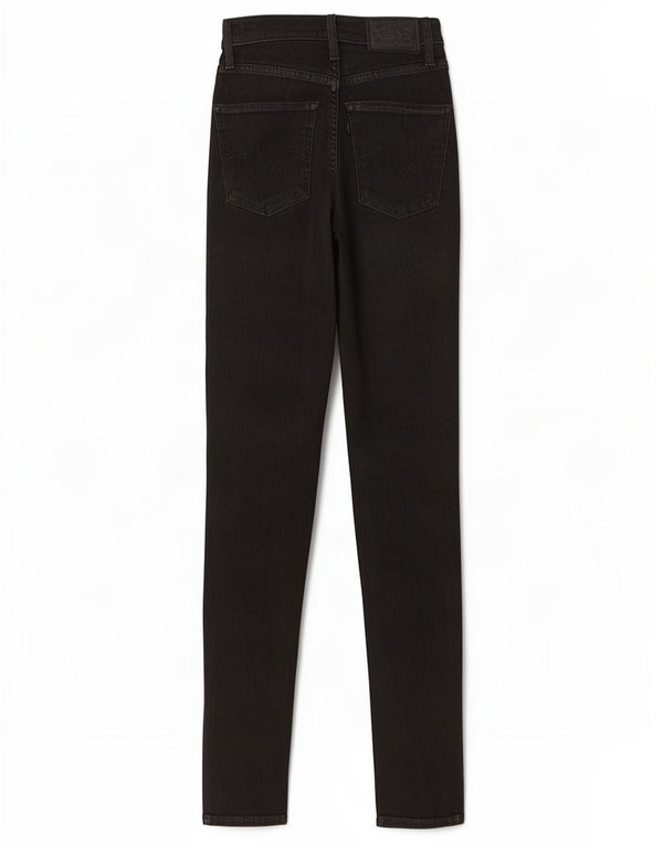 Calça Jeans Mile High Super Skinny Levi's Feminina W23 L32 Algodão Preto