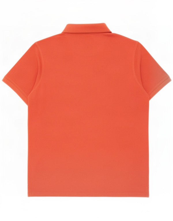 Camisa polo masculina James Pringle algodão laranja médio