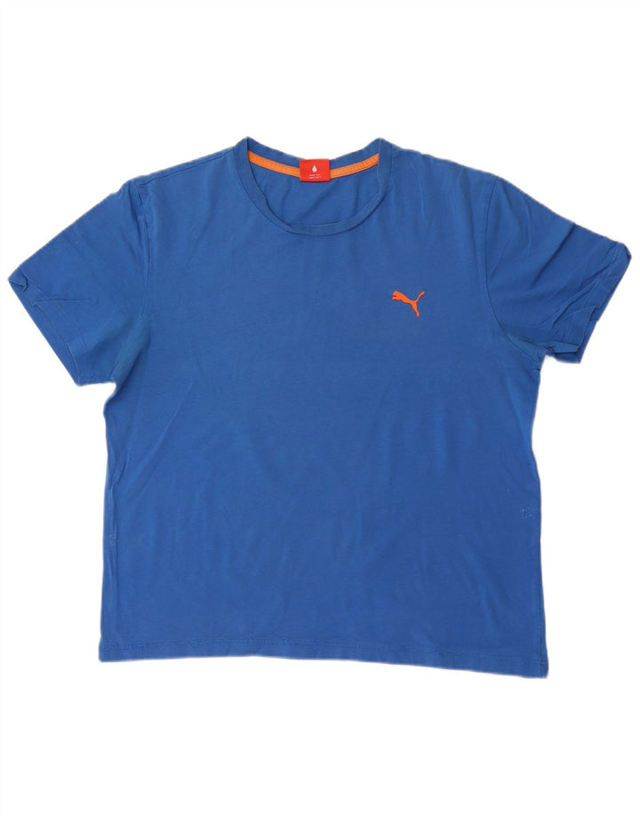 Puma Camiseta Masculina Top Grande Azul