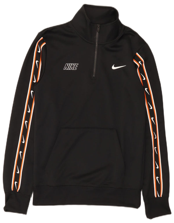 Moletom Nike Masculino com Zíper e Pescoço Jumper XS Preto Poliéster