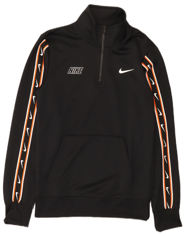 Moletom Nike Masculino com Zíper e Pescoço Jumper XS Preto Poliéster