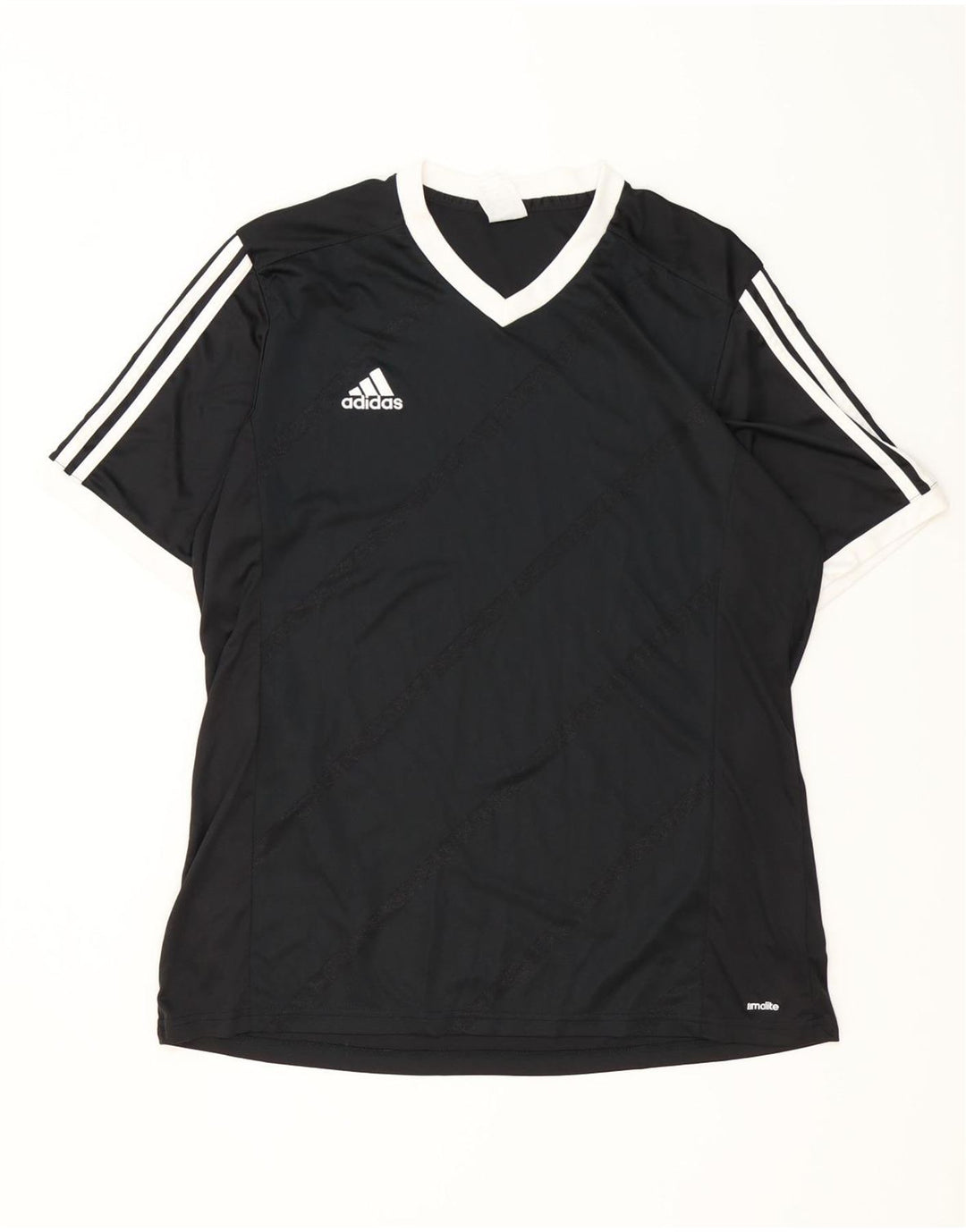 Adidas Mens Climalite Camiseta Top XL Preto Poliéster