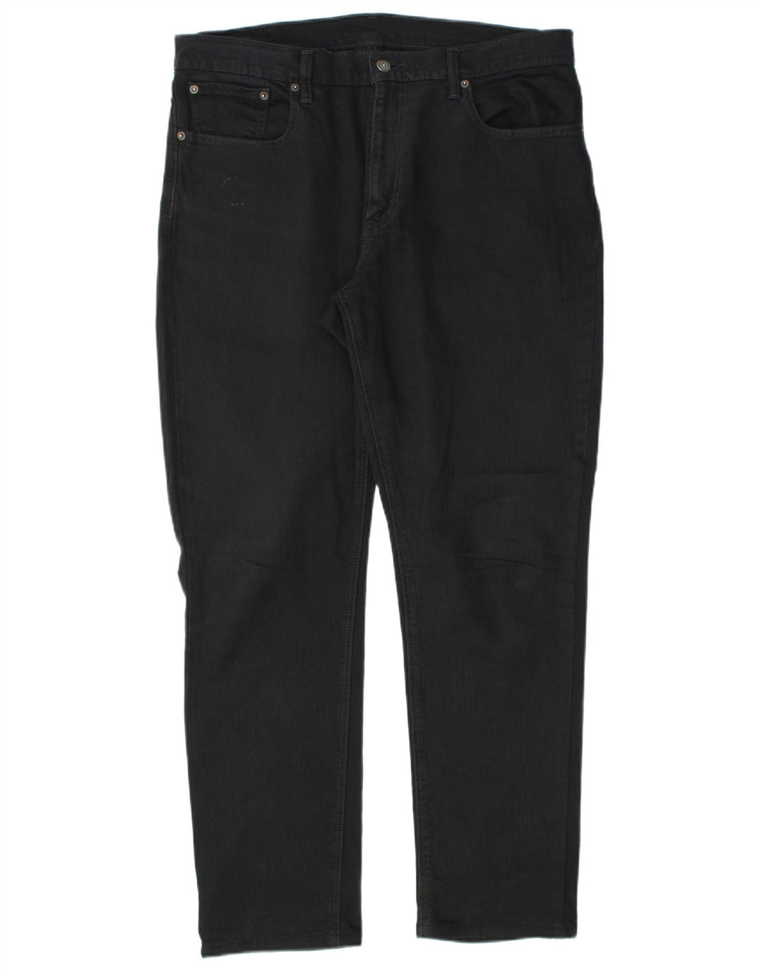 Jeans retos masculinos Levi's W34 L32 algodão preto